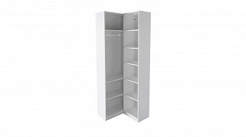 Гардеробная Keep, угловой модуль 53*236*35, модуль 75*236*35, набор 3, цвет Белый